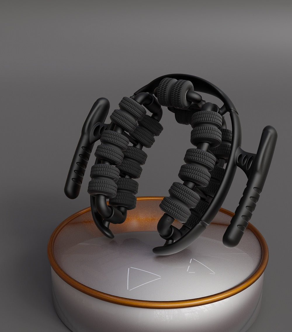 Yoga wheel circular leg roller