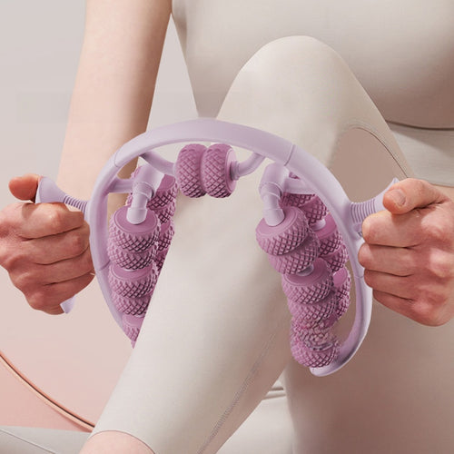 Yoga wheel circular leg roller